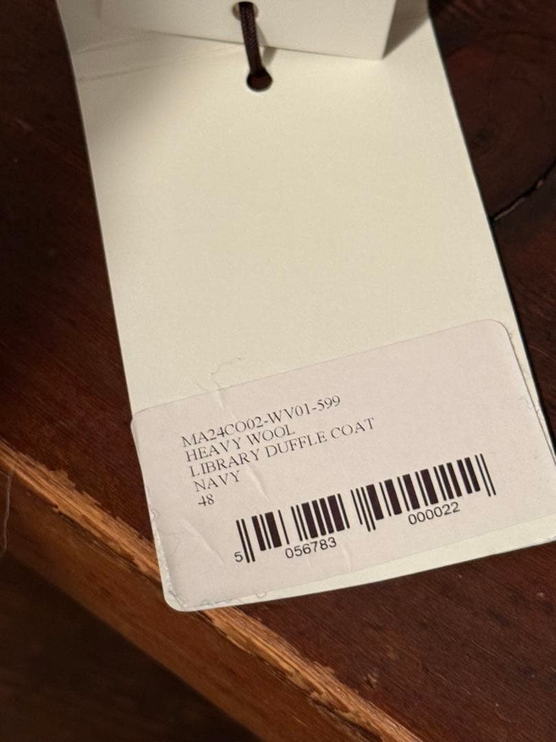 ジャケット・アウター WALES BONNER 24AW Library Duffle Coat 48