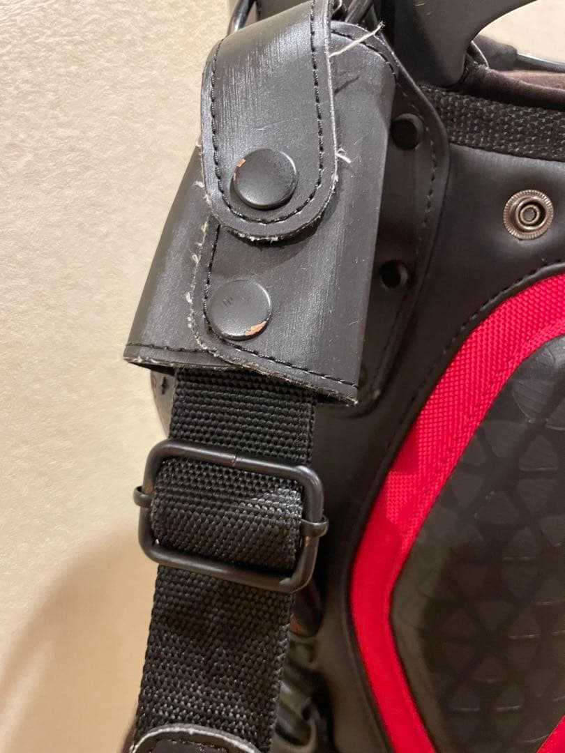 Titleist ゴルフキャディバッグ 黒/白/赤 プロツアーモデル