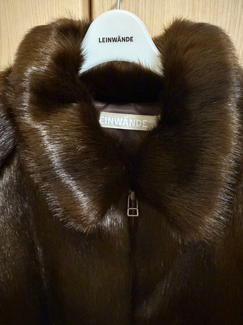 LEINWANDEラインヴァンド faux fur jacketファージャケット