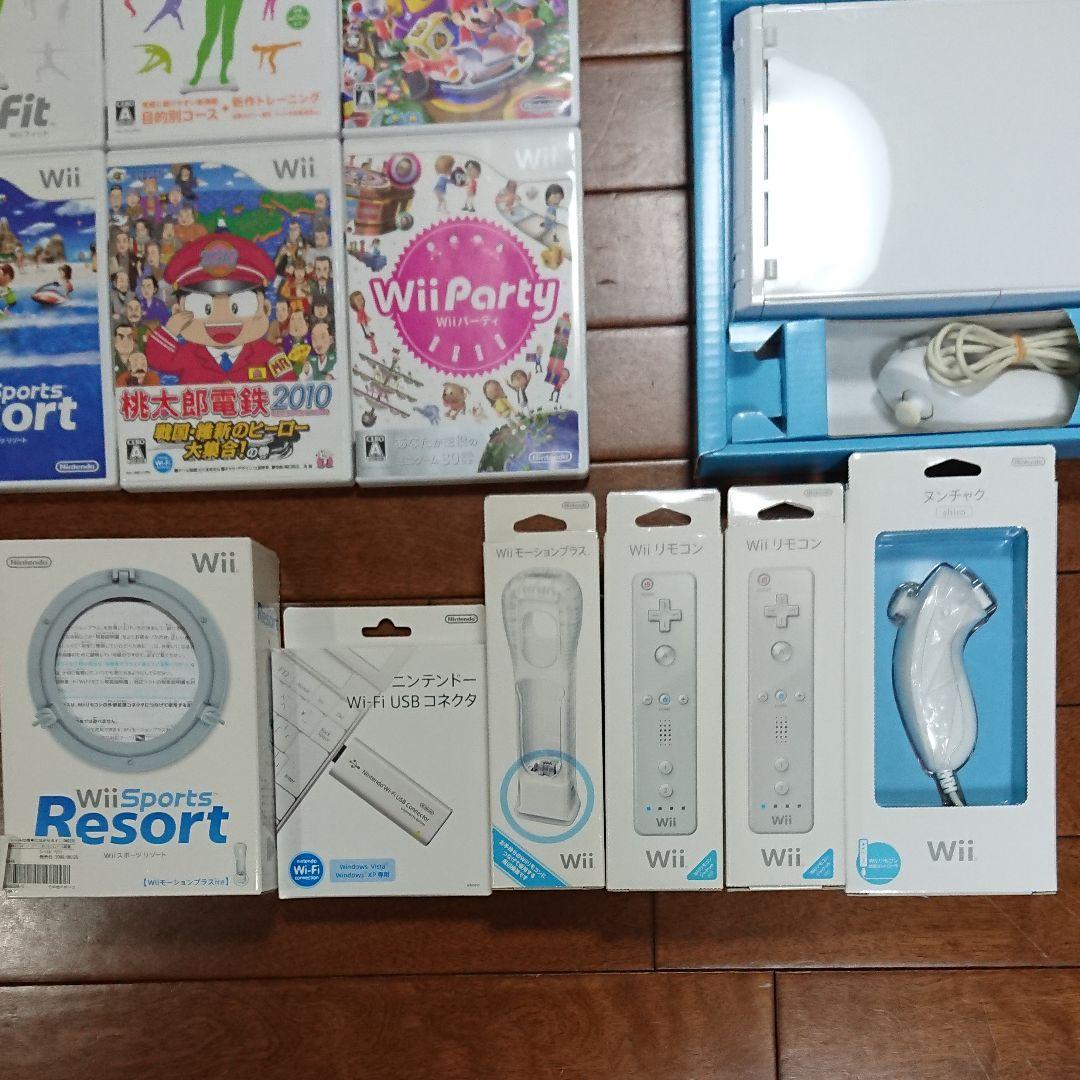 Wii、WiiFit、Wiiソフト各種一式