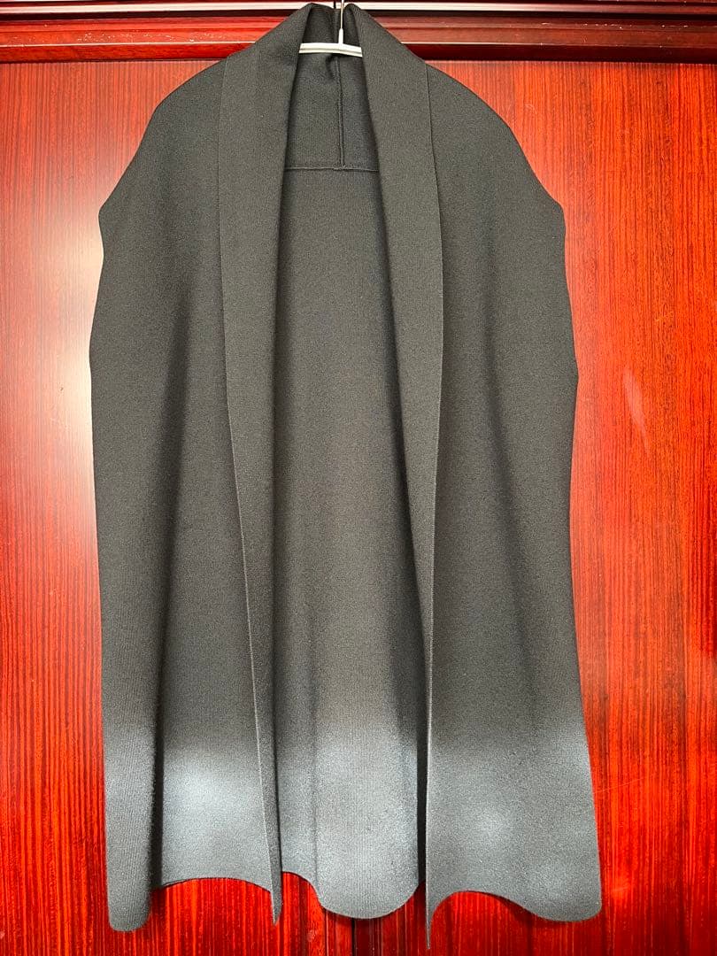 soeju ソージュ　ウール混ニットジレ　チャコール１回着　美品