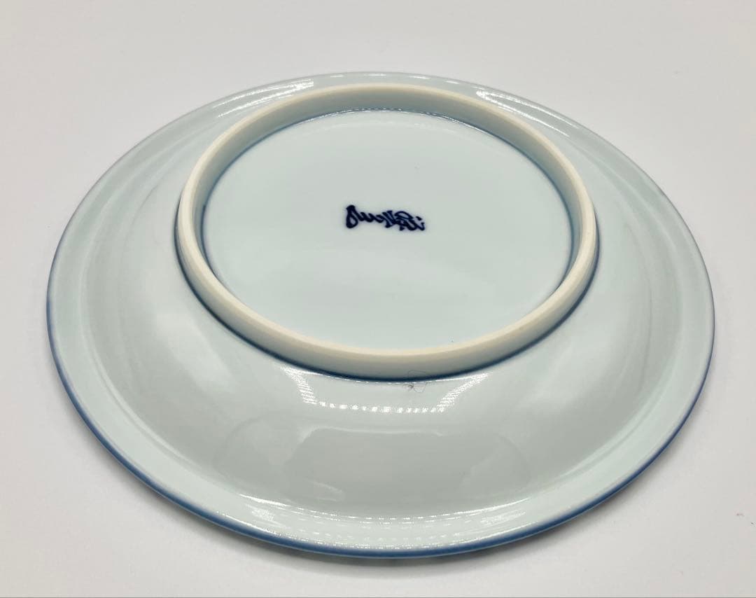 W*n様 ◯ 有田焼 源右衛門窯 「染付四海波皿」 5枚セット