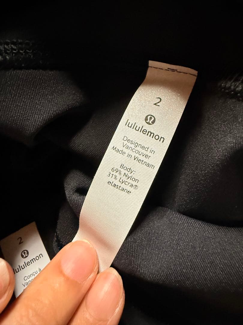 ルルレモン　新品未使用　ブラック　レギンス　サイズ2