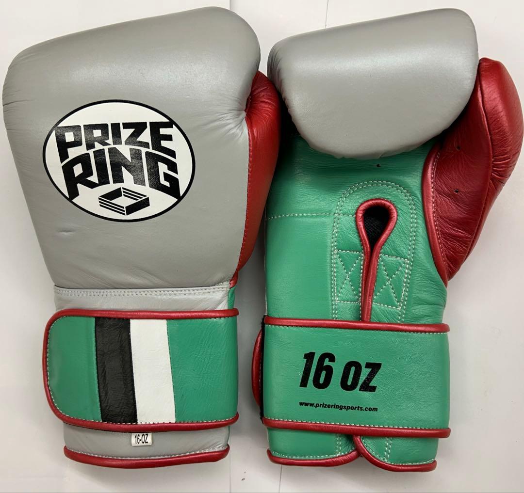 プライズリング　ボクシンググローブ　本革製　16oz