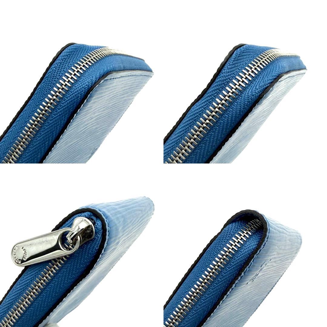 未使用✨ LOUIS VUITTON ジッピー パース アンディゴブルー