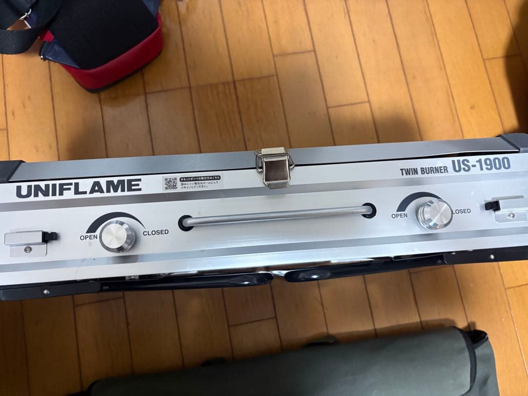 UNIFLAME ツーバーナーコンロ US-1900 収納バッグ付き