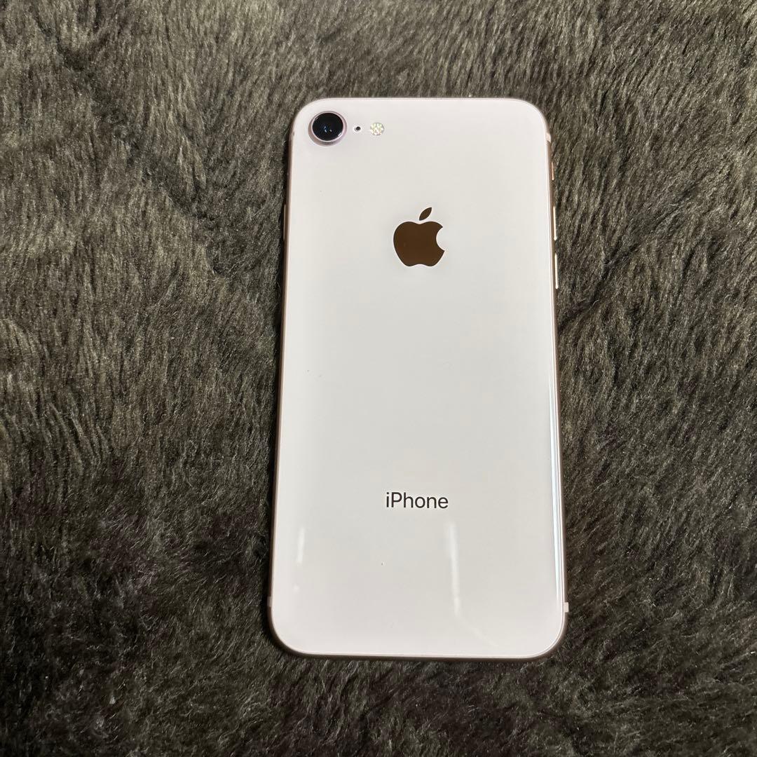 AppleiPhone8ゴールド本体64GBバッテリー最大容量84%ちょい傷有