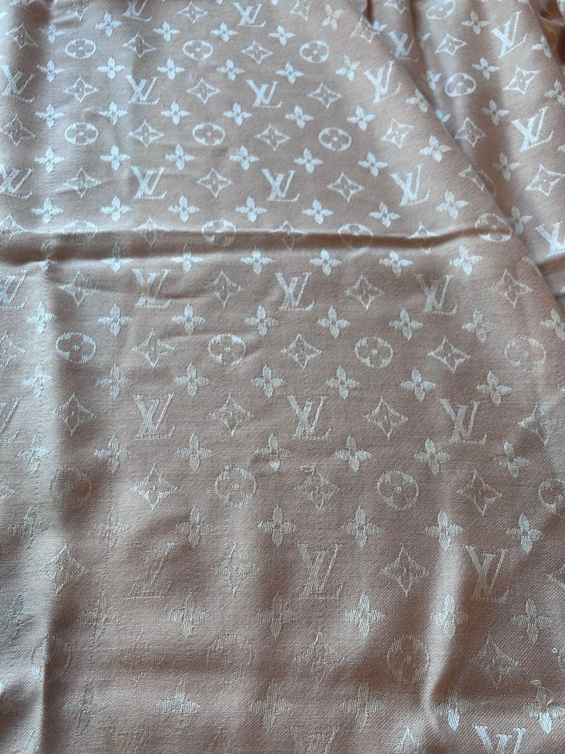 LOUIS VUITTON ピンク モノグラム ストール