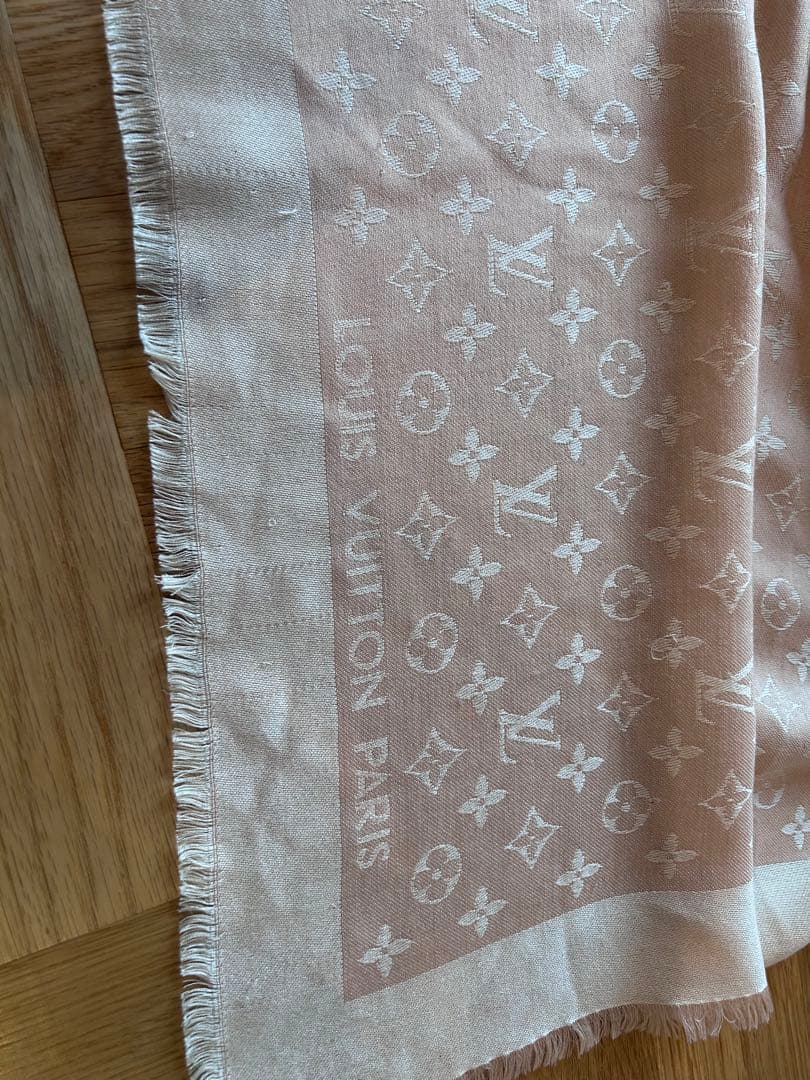 LOUIS VUITTON ピンク モノグラム ストール