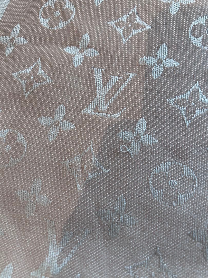 LOUIS VUITTON ピンク モノグラム ストール
