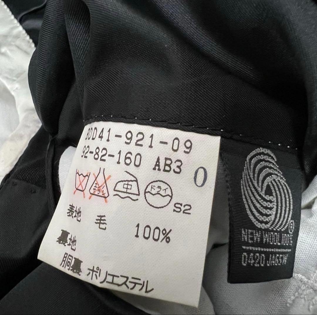 Burberrys ウール＆モヘア ダブルブレストブレザー ブラック