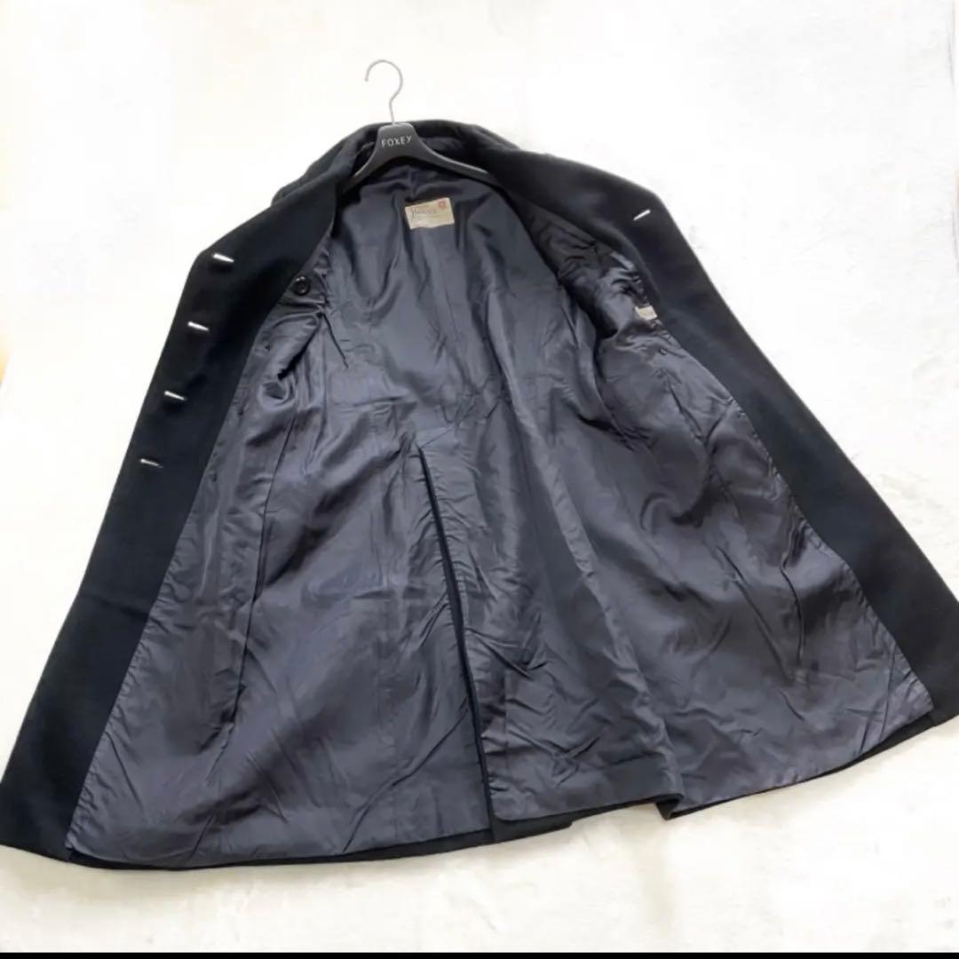 Herno ブラック ロングコート ベルト付き