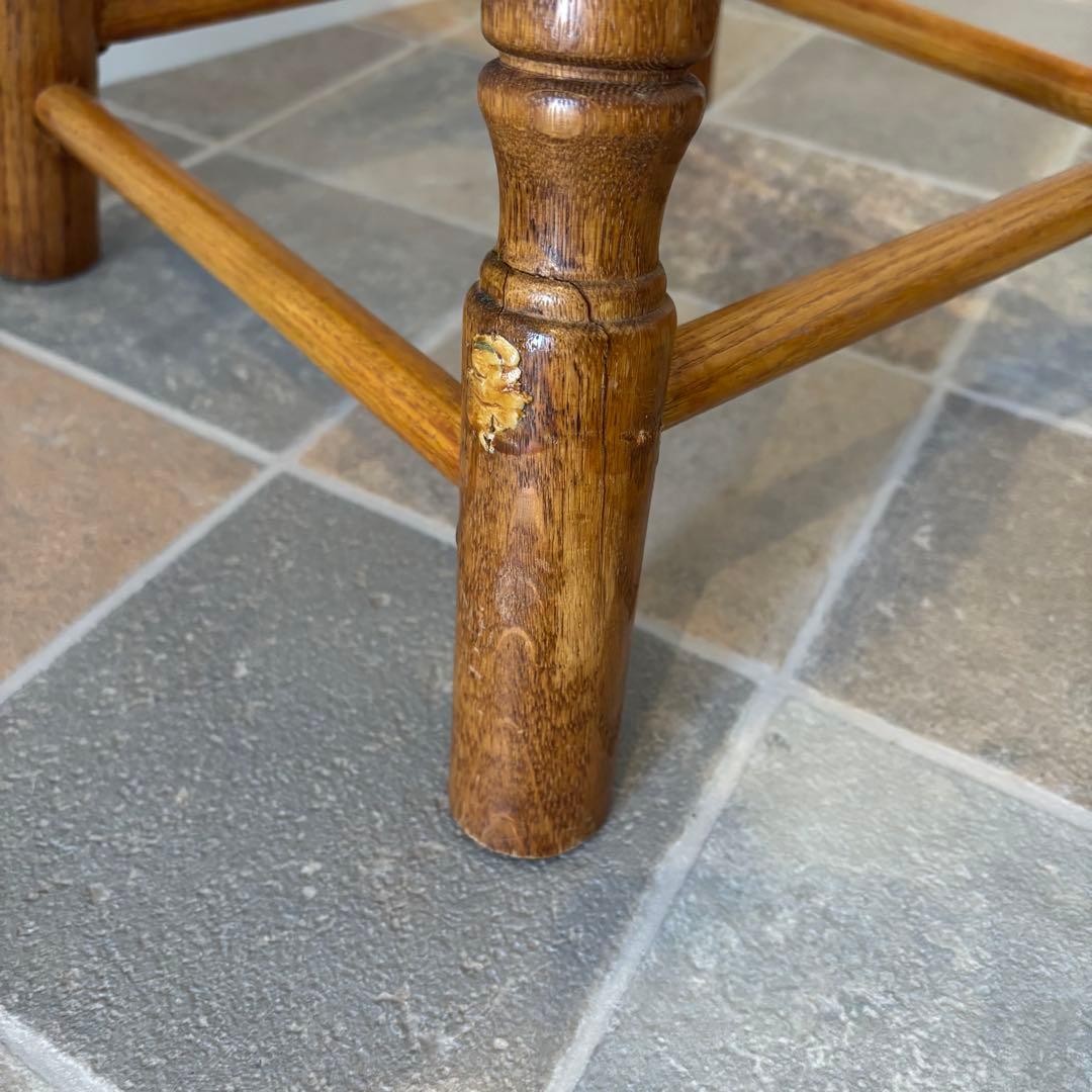 【希少品】ウッド ウィンザーチェア　回転椅子 カウンターチェア スポークチェア