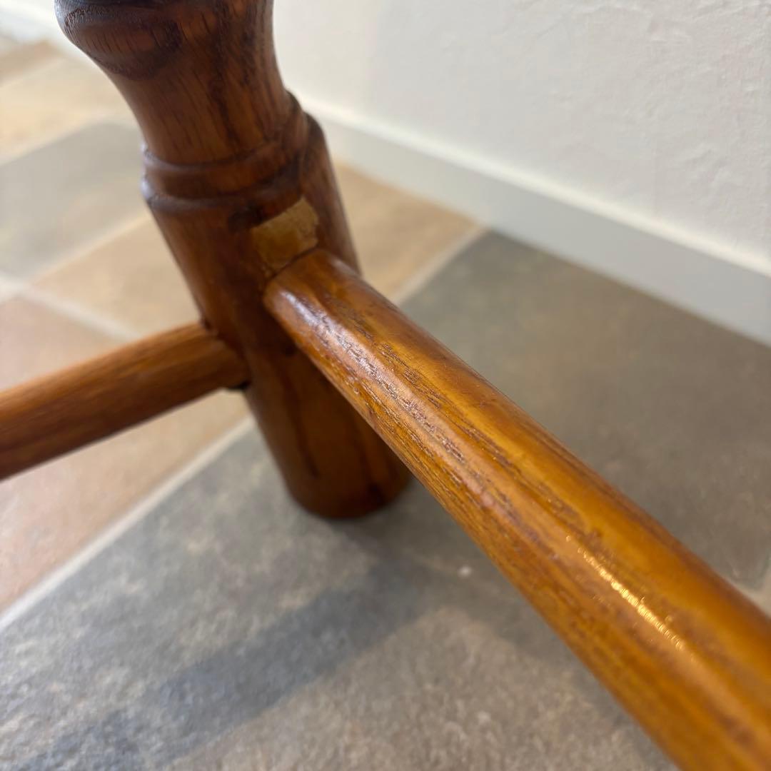 【希少品】ウッド ウィンザーチェア　回転椅子 カウンターチェア スポークチェア