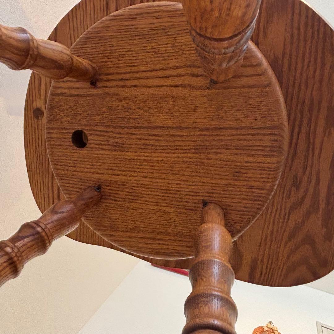 【希少品】ウッド ウィンザーチェア　回転椅子 カウンターチェア スポークチェア