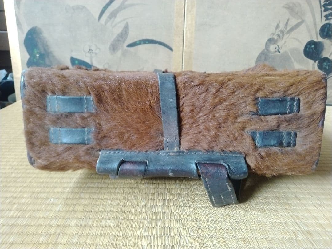 1940年代頃スイス軍馬毛リュック　ミリタリー　ディスプレイ　ナイジェルクーボン