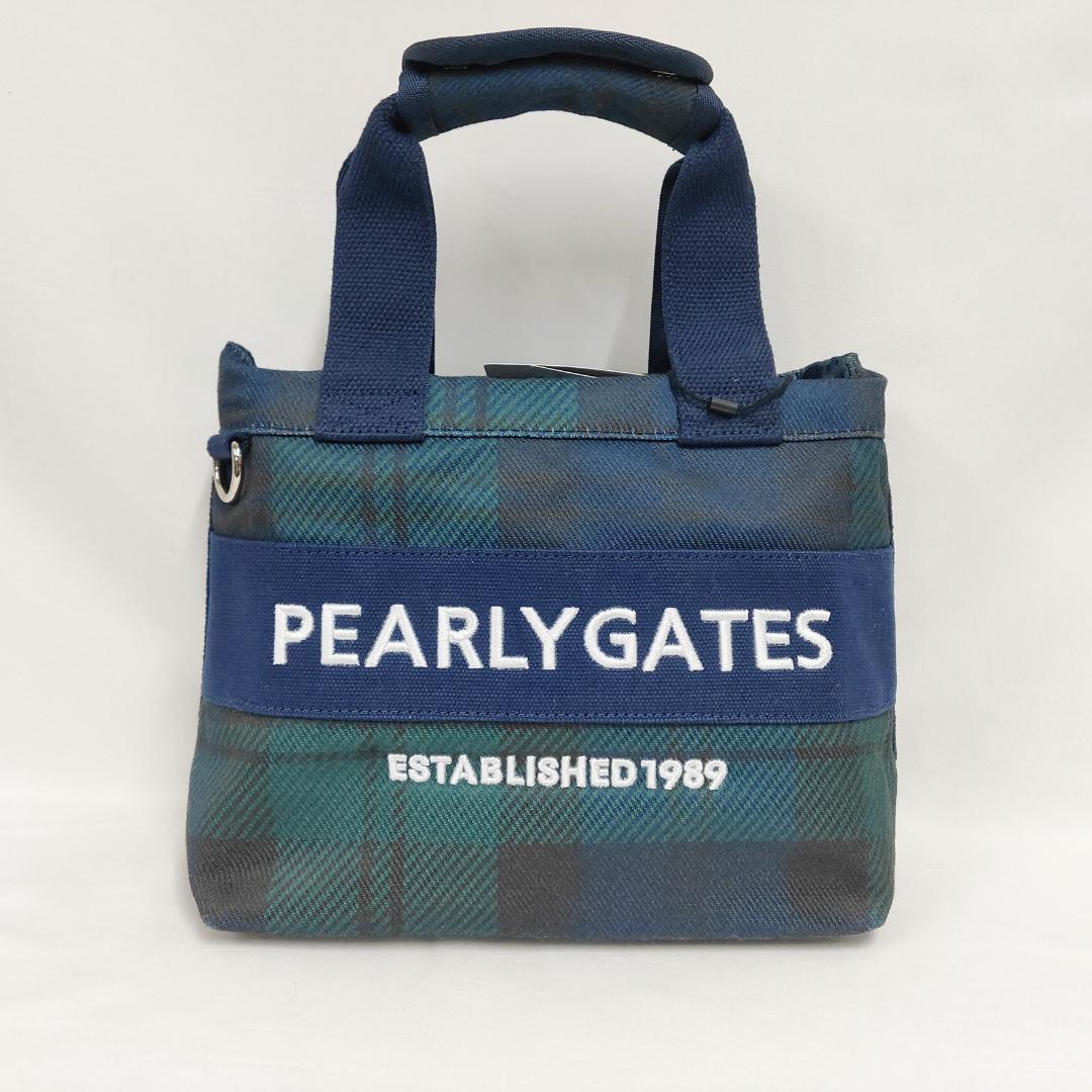 ○★新品未使用 PEARLY GATES ブラックウォッチカートバッグ 2WAY