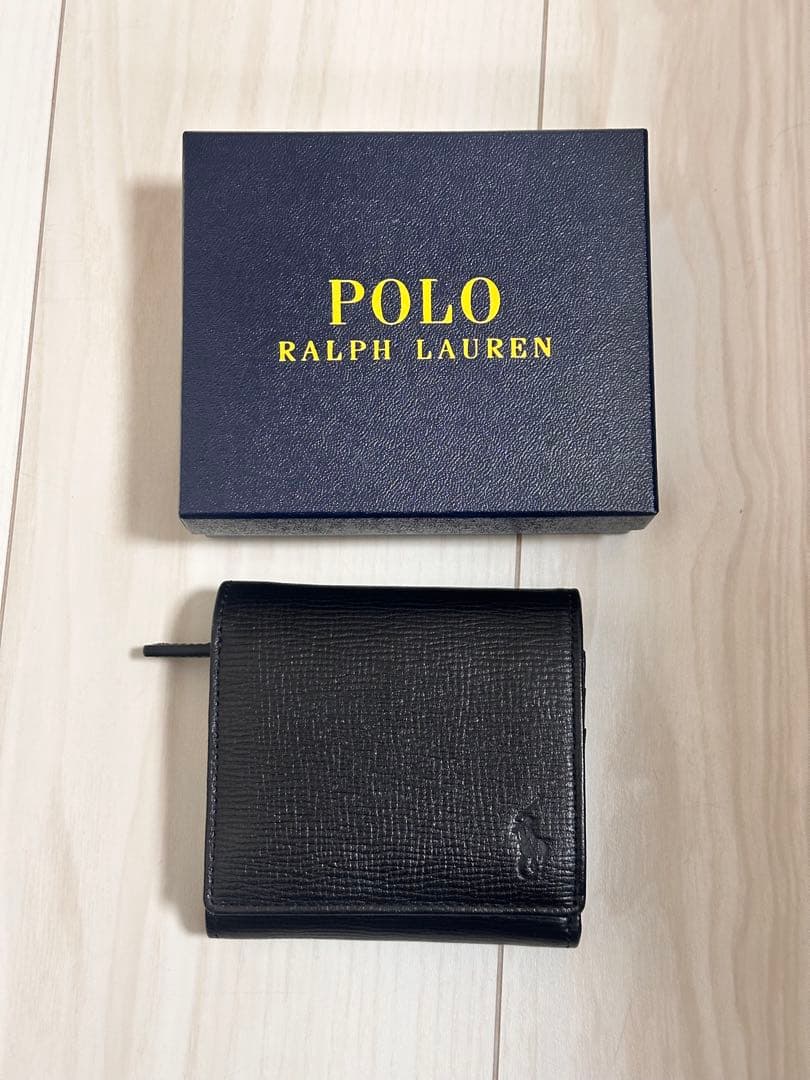 Polo Ralph Lauren ブラック 三つ折り財布