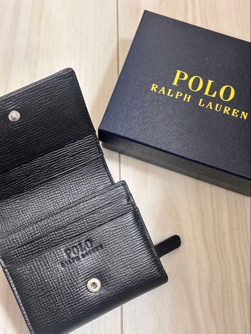 Polo Ralph Lauren ブラック 三つ折り財布
