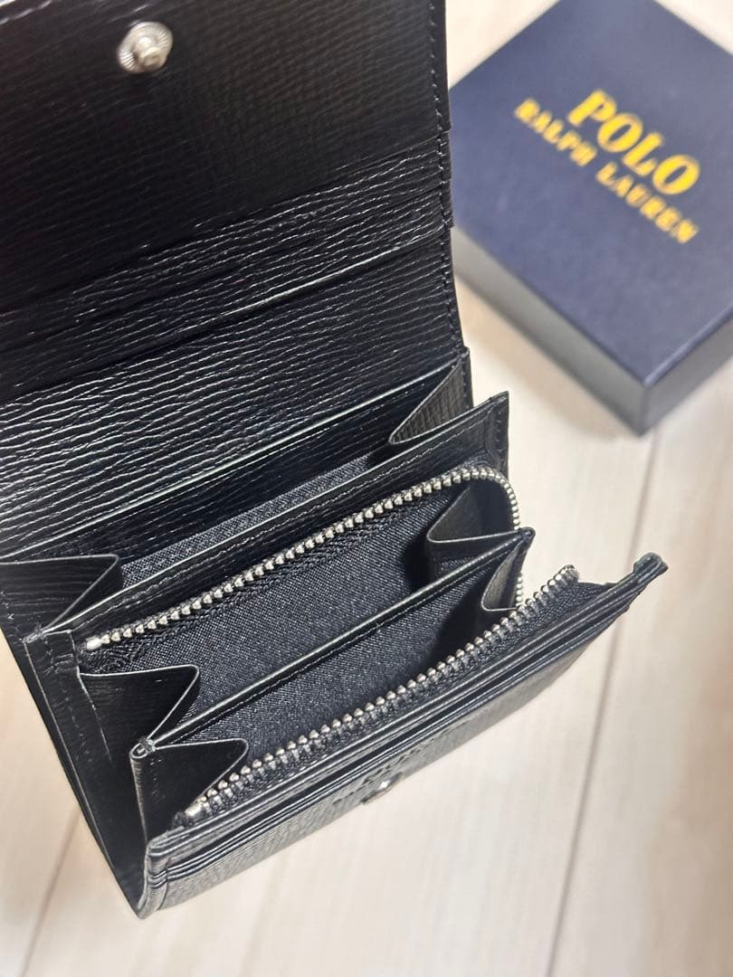 Polo Ralph Lauren ブラック 三つ折り財布