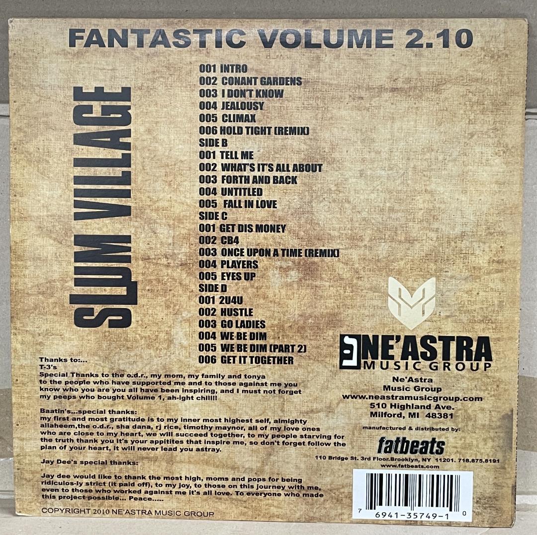 SLUM VILLAGE「FANTASTIC Vol. 2.10」J Dilla