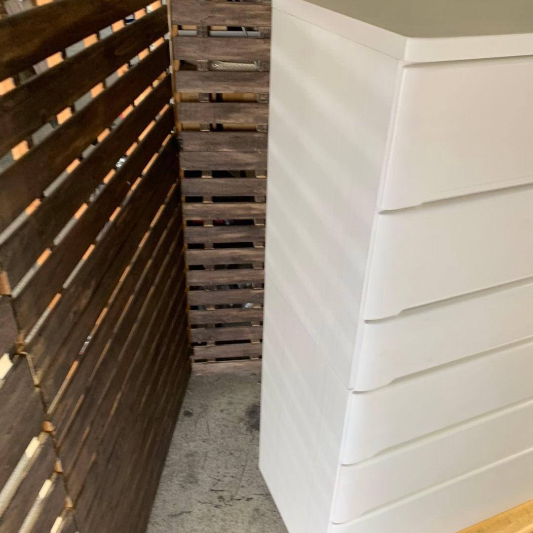 I629 ニトリ ハイチェスト オウカ2 150-6HC 押入れ ホワイト