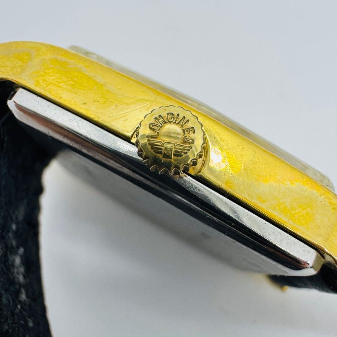 ✨LONGINES✨ロンジン✨ゴールド文字盤✨ステンレス✨クオーツ✨腕時計✨