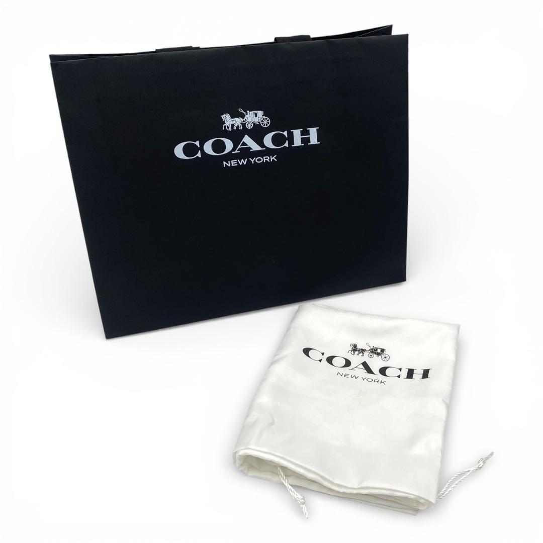 【COACH】デニム×パッチワーク バケツ型ショルダーバッグ