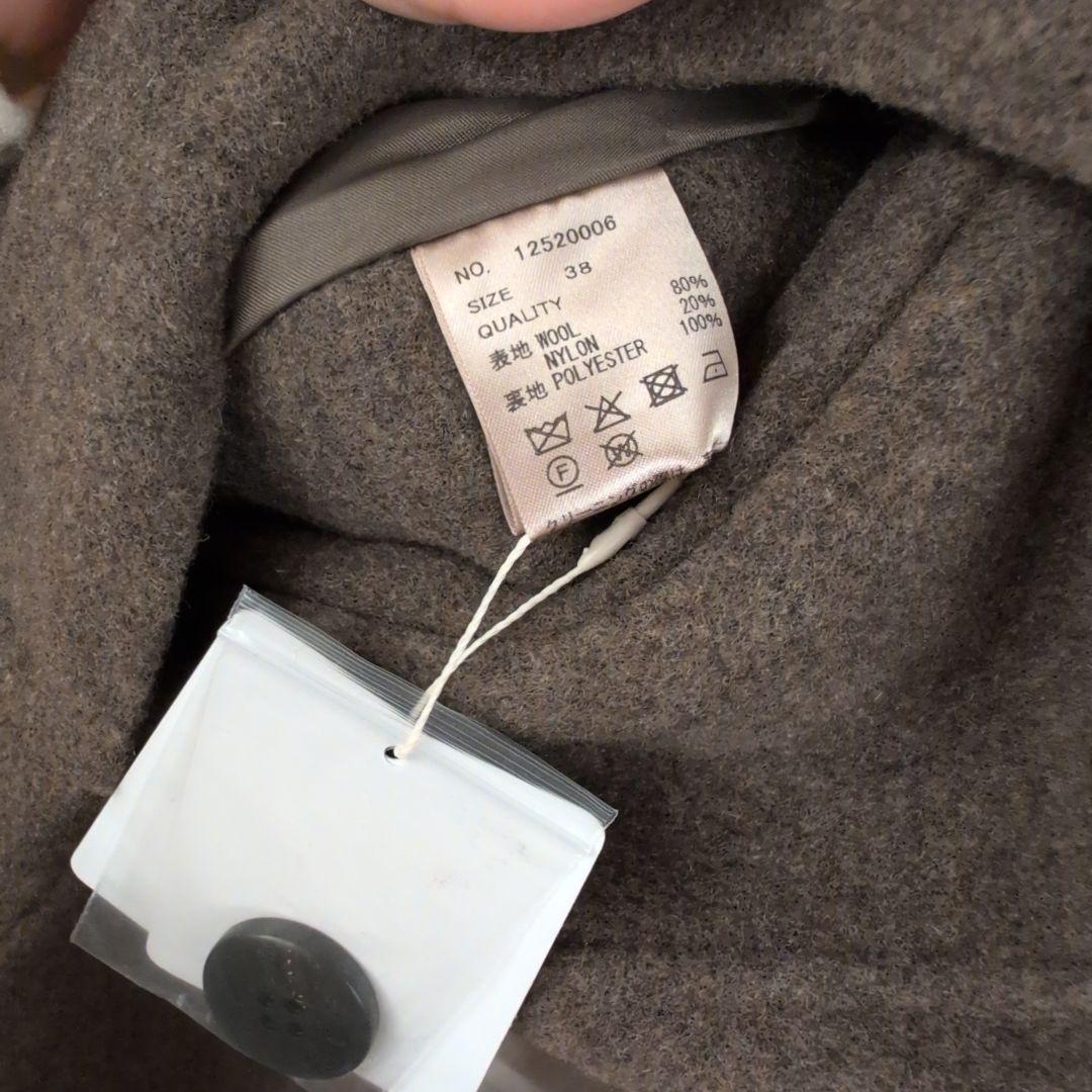 25aw 新品 TODAYFUL Wool Over Coat グレージュ38