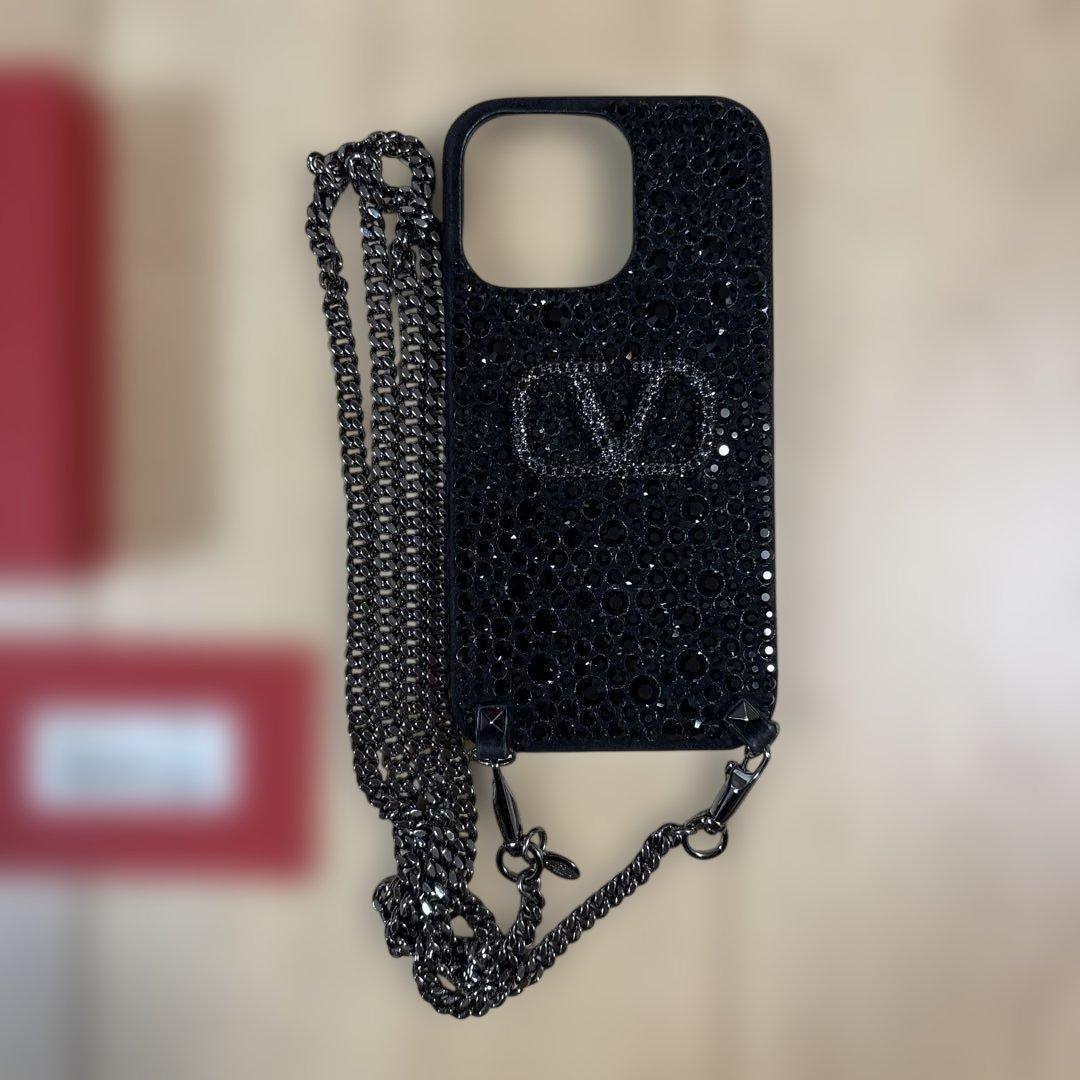 VALENTINO GARAVANI ストーン装飾 iPhone13proケース