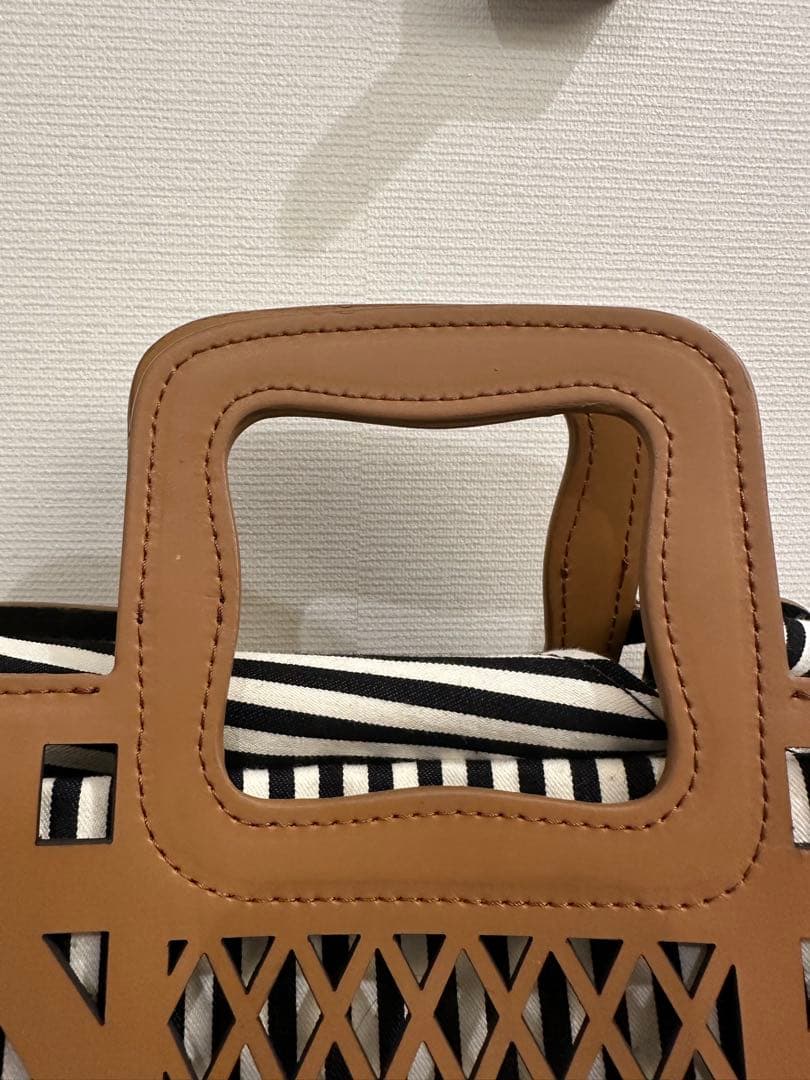 値下げ★【ATNITA BILARDI】アニタビラルディレザー　メッシュバッグ