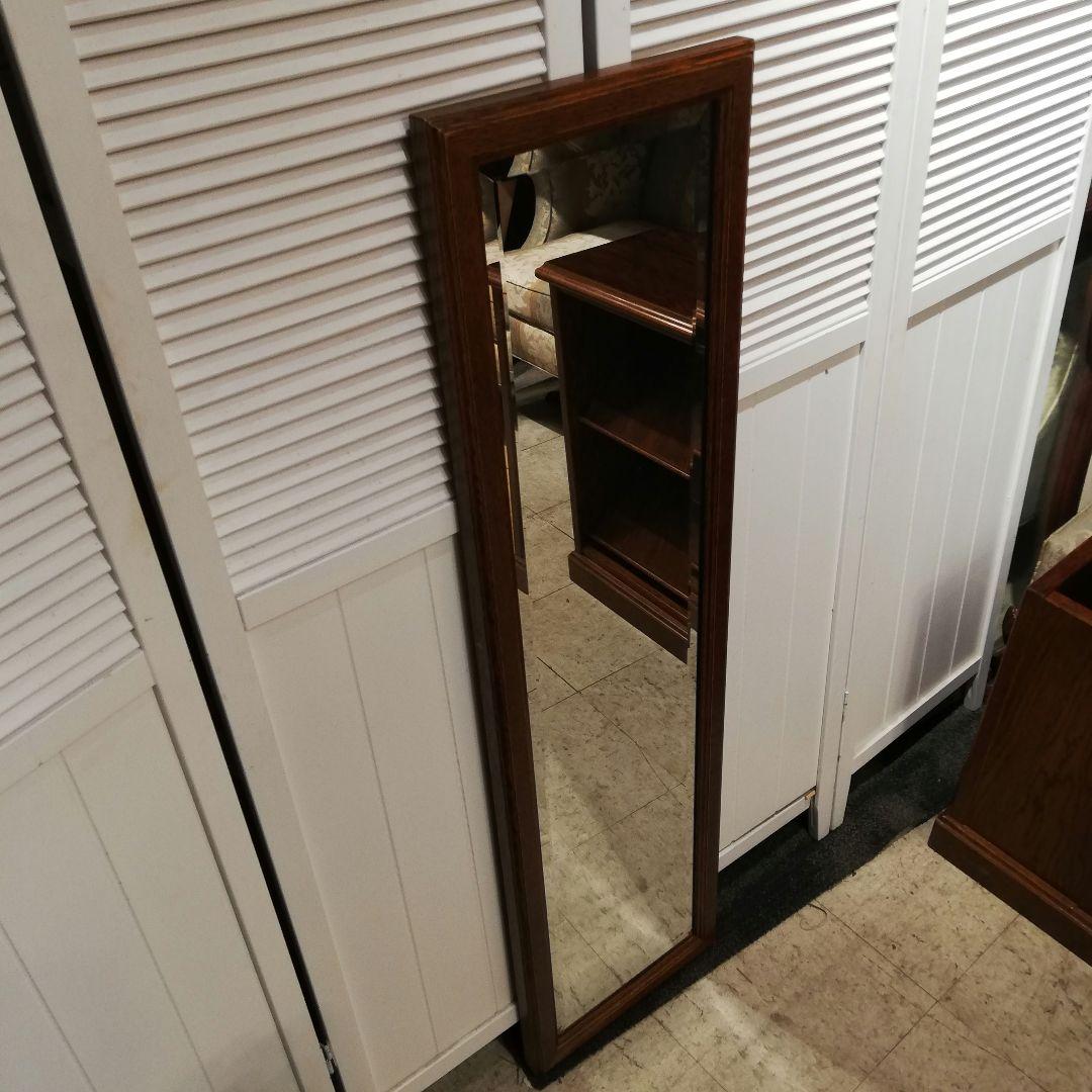 M●希少良品☞秋山木工☜職人堅木 ウォールミラー　姿見