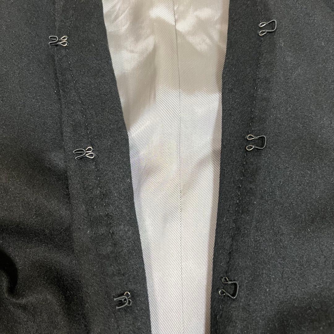 美品✨イネド カシミヤ100% フーデッド ロングコート ベルト ブラック S