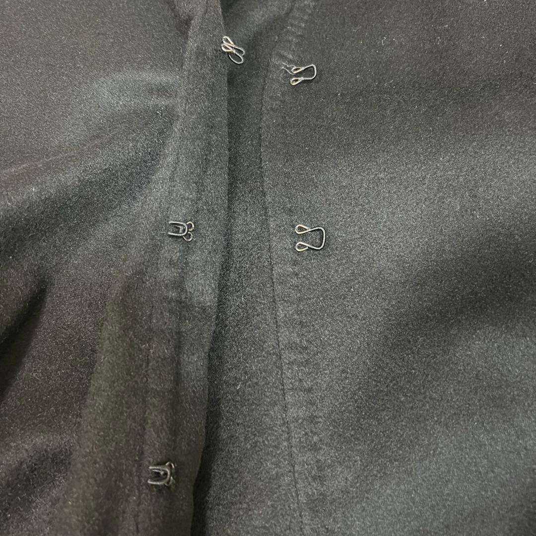 美品✨イネド カシミヤ100% フーデッド ロングコート ベルト ブラック S