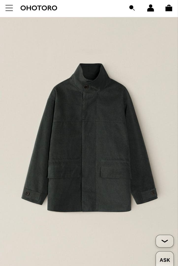 mocacoco様 OHOTORO Brushed 2way Jacket