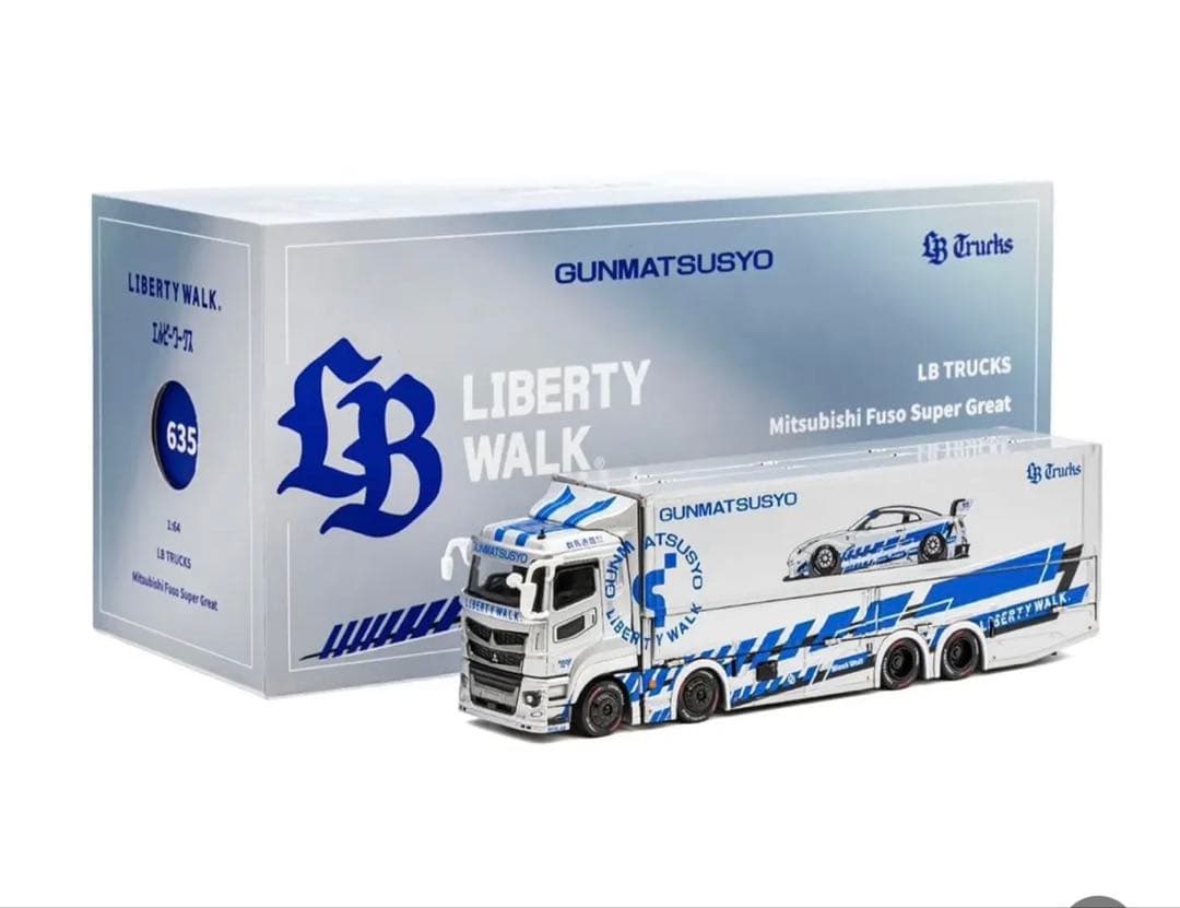 ミニカー LIBERTY WALK LB TRUCKS 1/64