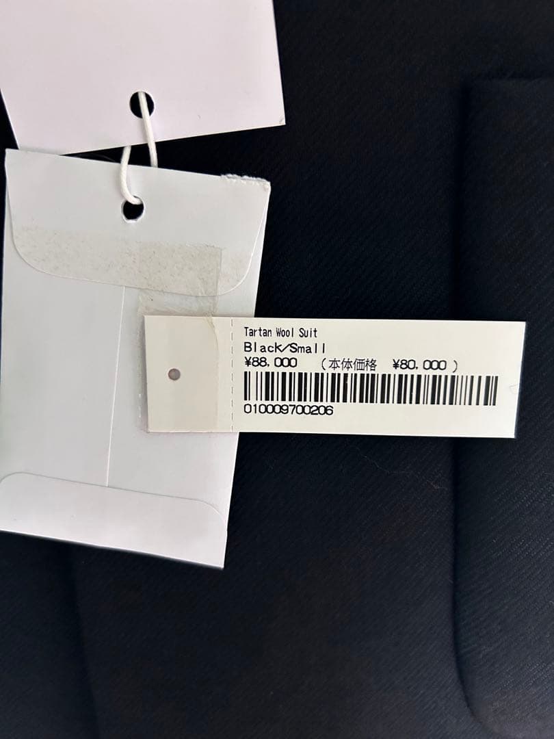 スーツ 22SS Supreme Tartan Wool Suit Black S 30