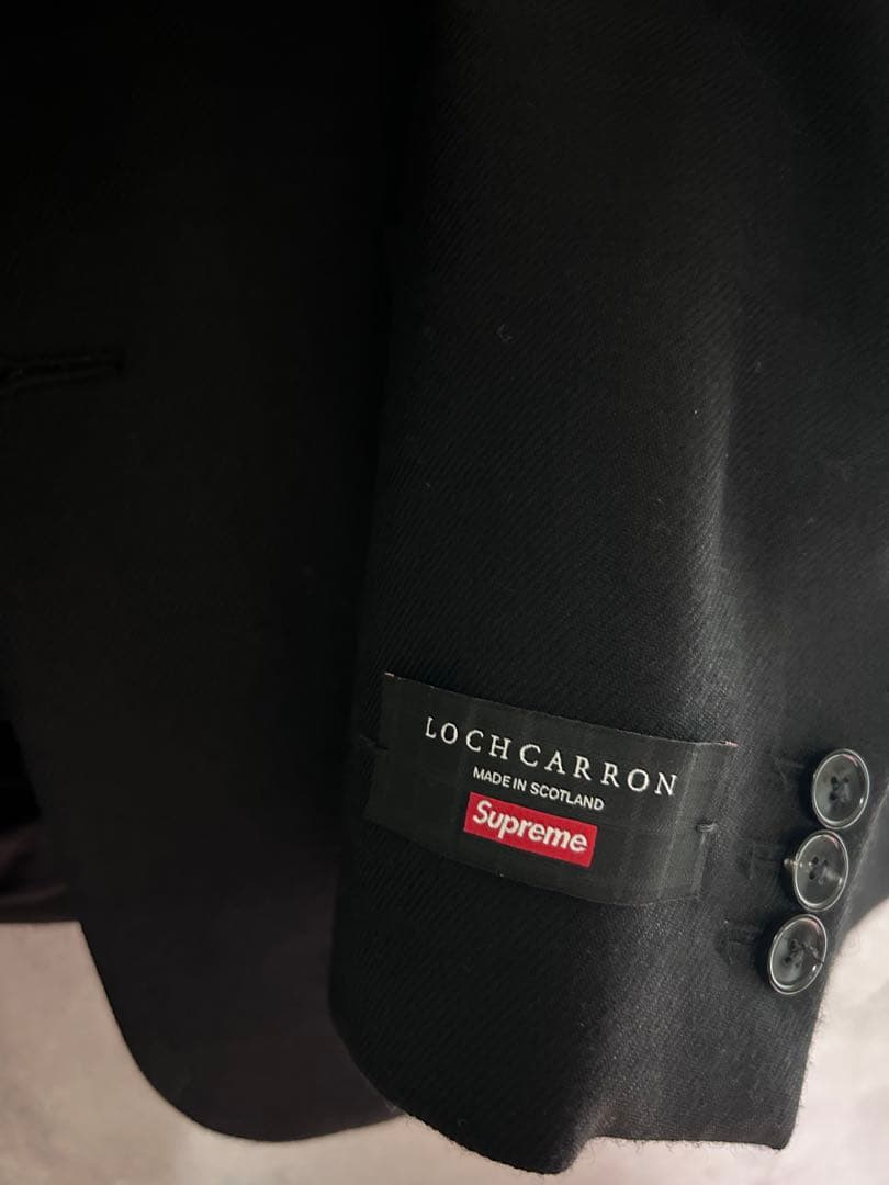 スーツ 22SS Supreme Tartan Wool Suit Black S 30
