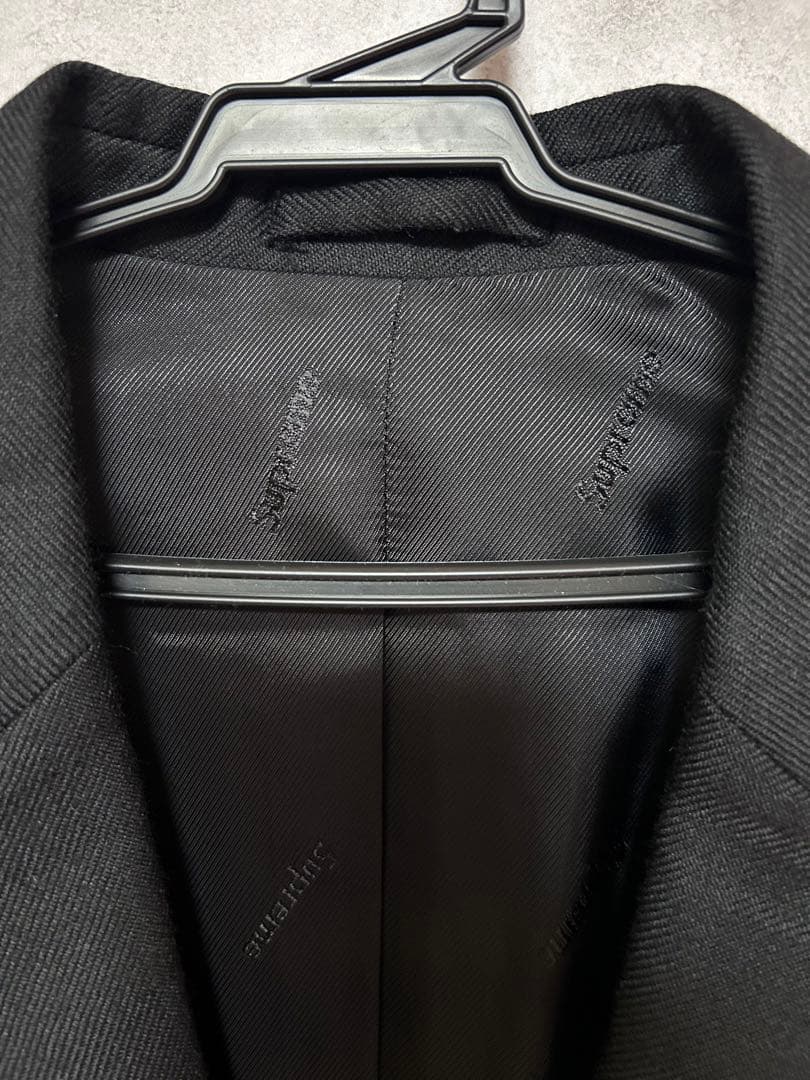 スーツ 22SS Supreme Tartan Wool Suit Black S 30