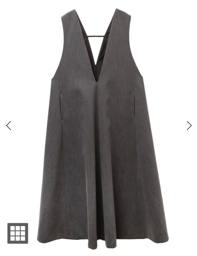 ELENDEEK ディープVネックAラインワンピース 02サイズ　新品未使用