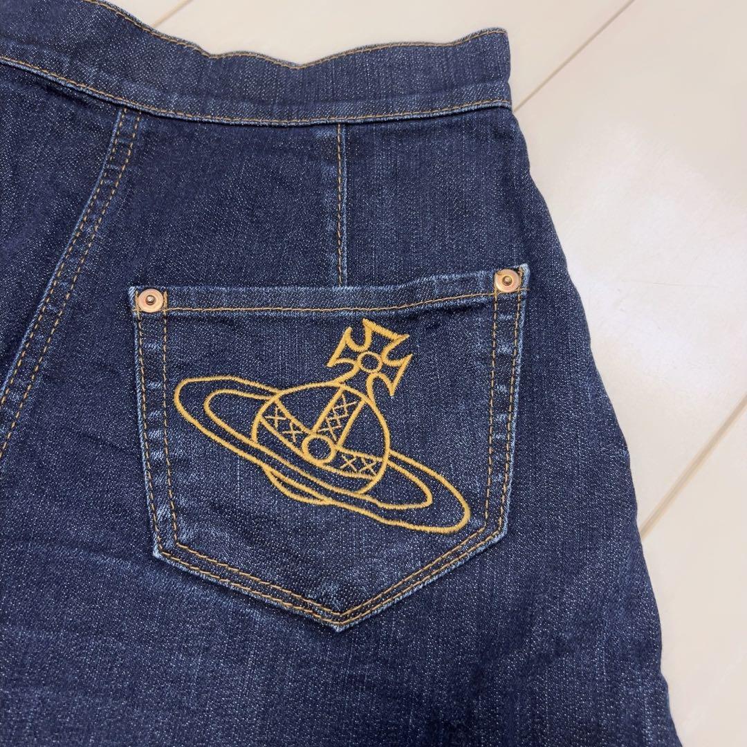 ☆Vivienne Westwood☆【美品】インディゴデニムミニスカート♡