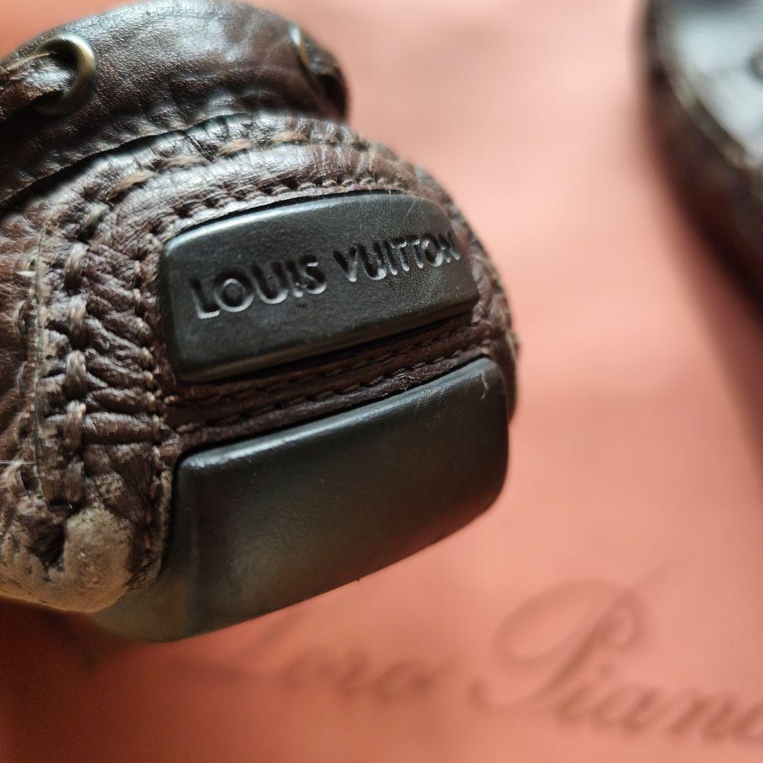 メトロルイヴィトン　ドライビングシューズ レザー モカシン ブラウン