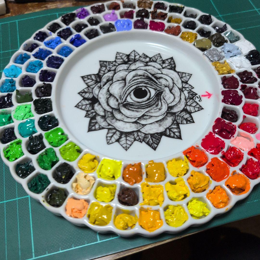 お値下げしました!!ヒグチユウコ、ホルベインコラボ透明水彩絵の具１０８色です。