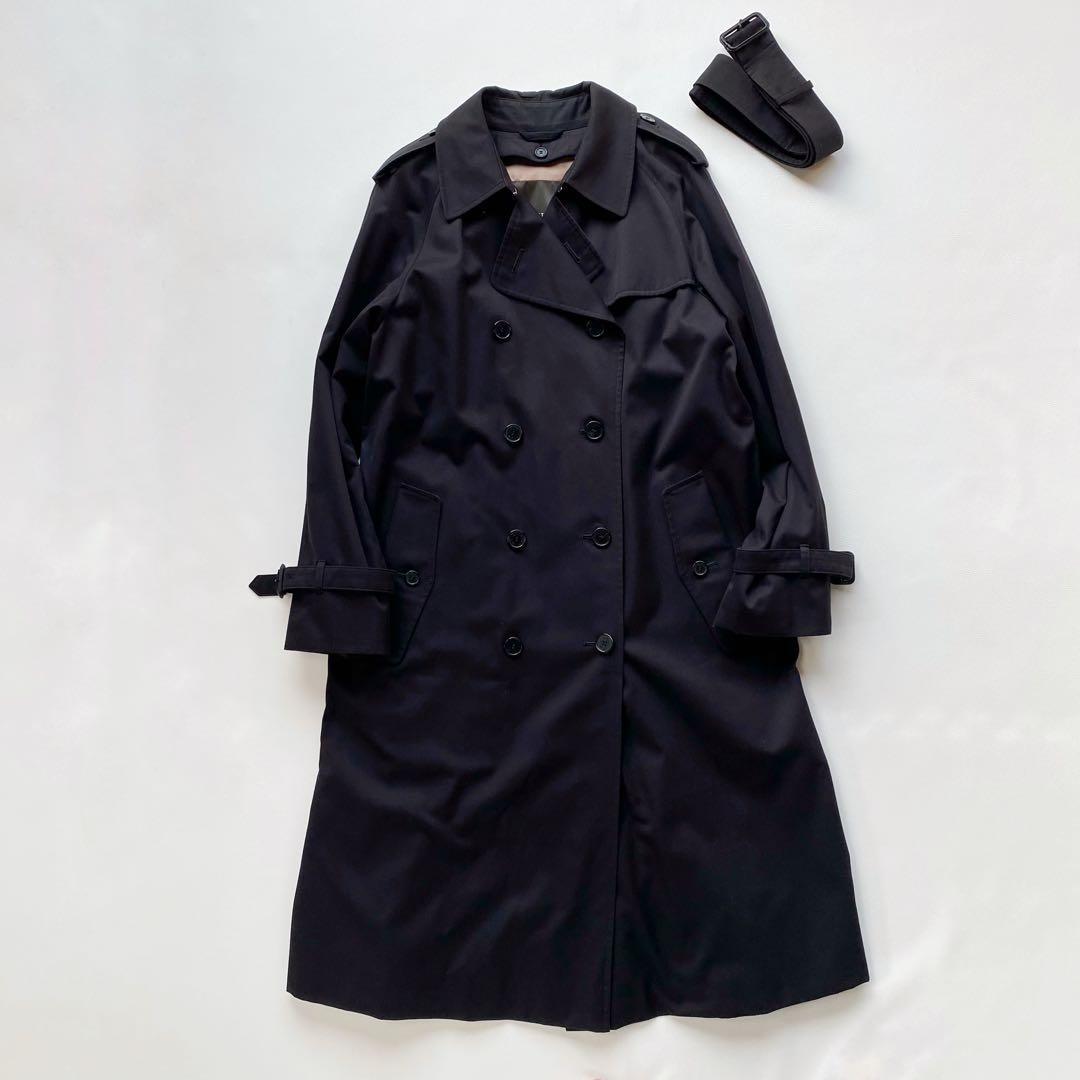 大きいサイズ46　マッキントッシュロンドン　ライナー付　トレンチコート　ロング丈