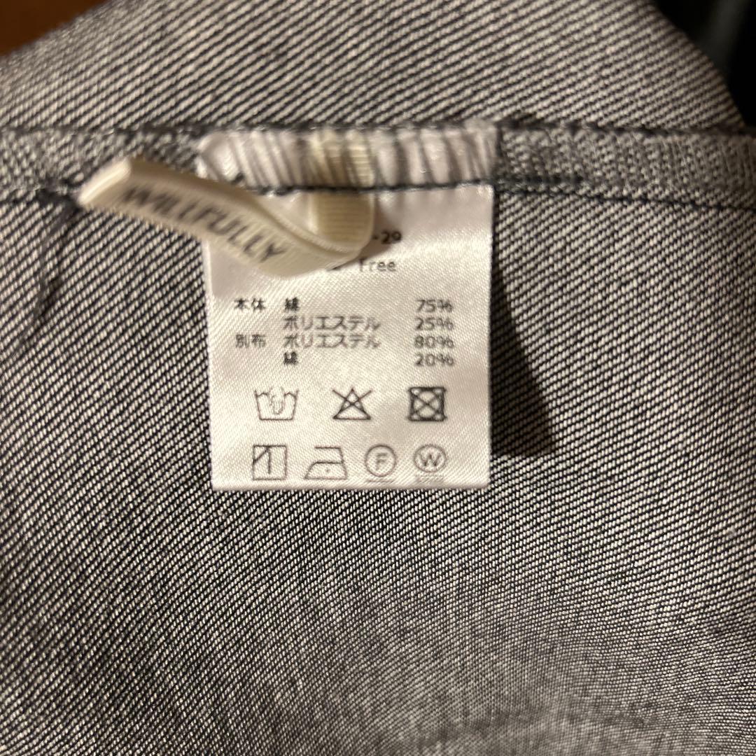 WILFULLY ブラック フラワープリント ロングドレス