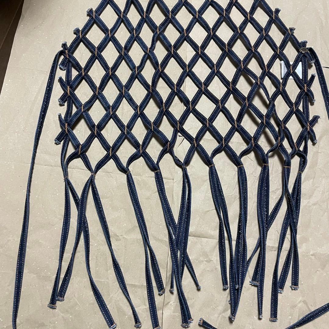 【新品未使用】chika kisada デニム　エプロン　ベスト　チカキサダ