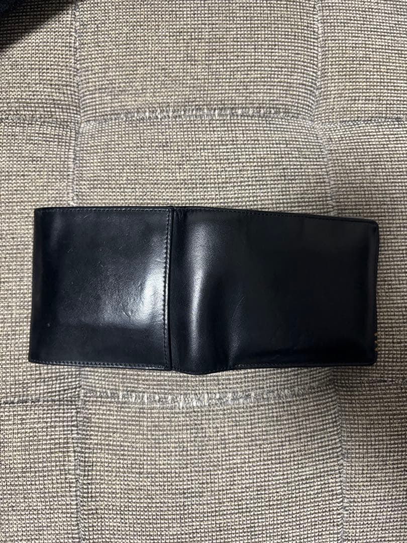 濱野 ブラック 二つ折り財布