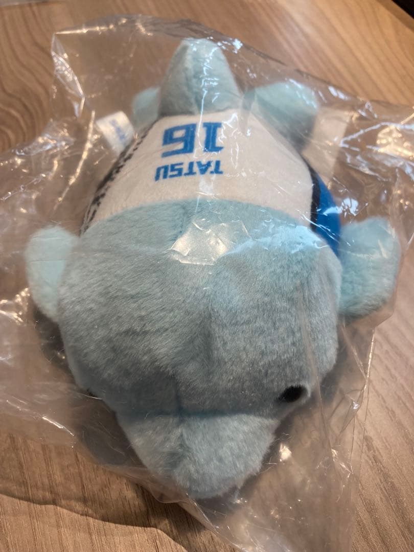 日本ハムファイターズ 沖縄キャンプ限定くじイルカぬいぐる　達孝太　直筆サイン入