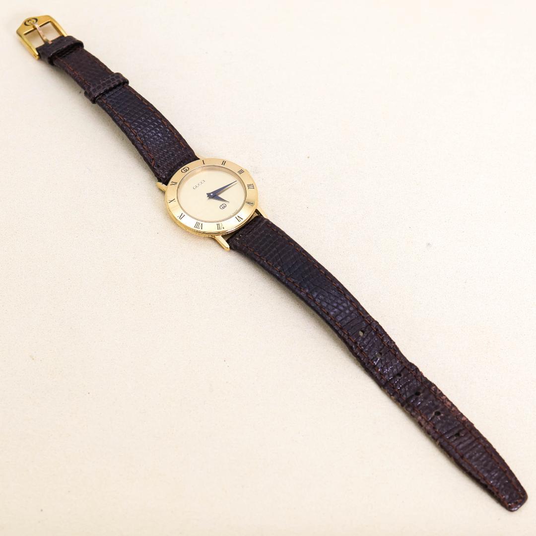 稼働 GUCCI 腕時計 3000L レディース ローマインデックス 2815