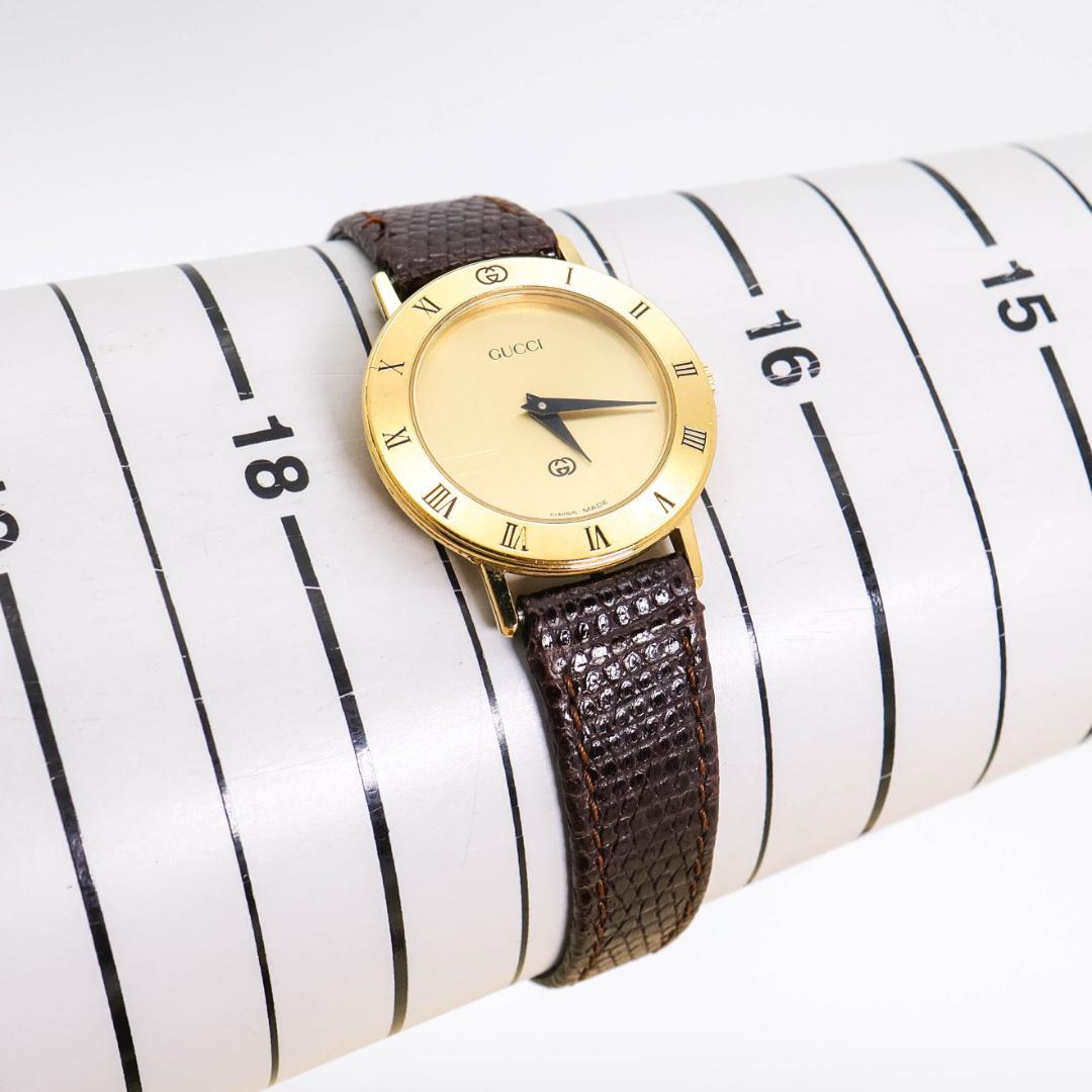 稼働 GUCCI 腕時計 3000L レディース ローマインデックス 2815